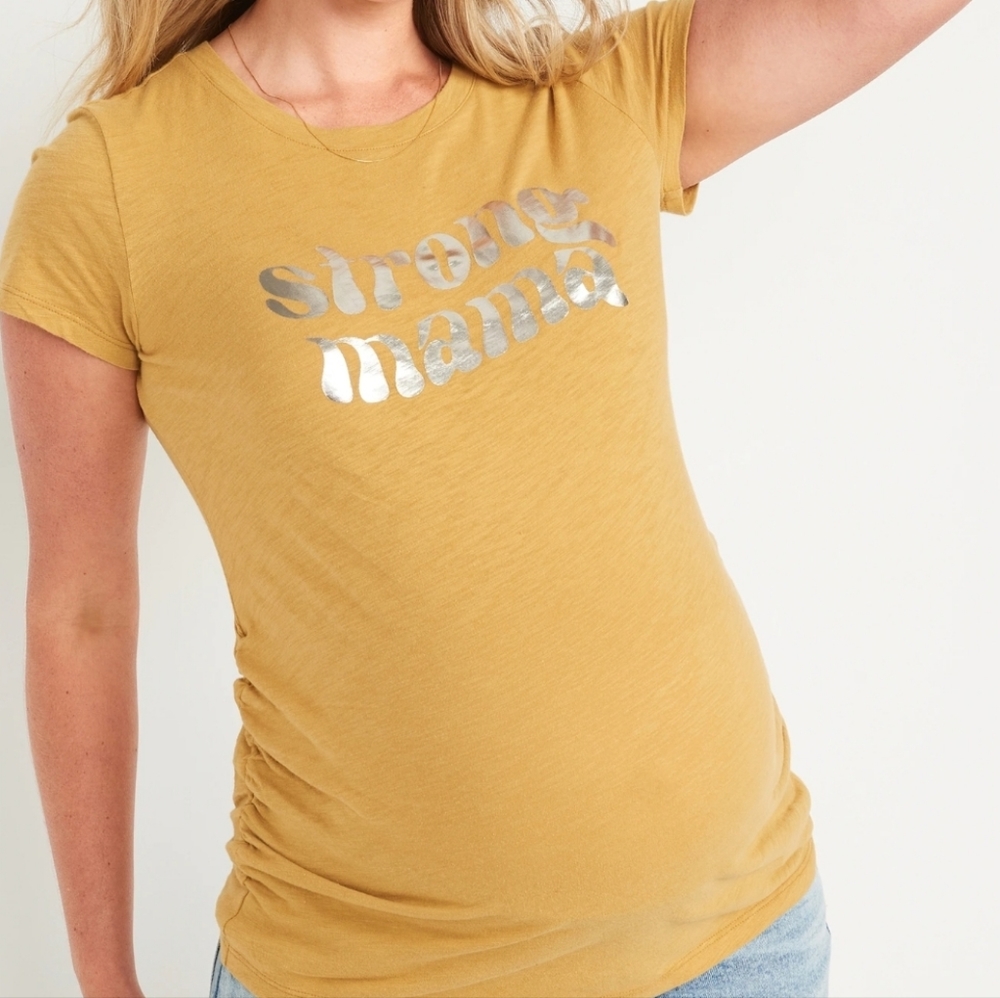 Old Navy Strong Mama maternity tee